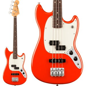 Fender MEX Player II Mustang Bass PJ (Coral Red/Rosewood)