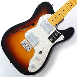 Fender USA American Vintage II 1972 Telecaster Thinline (3-Color Sunburst/Maple)