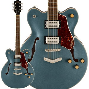 GRETSCH G2622 Streamliner Center Block Double-Cut with V-Stoptail Broad�fTron BT-3S Pickups (Gunmetal/Laurel)