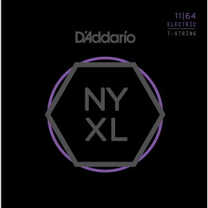 D�fAddario NYXL Series 7-String Electric Guitar Strings [NYXL1164 Medium�C 11-64]
