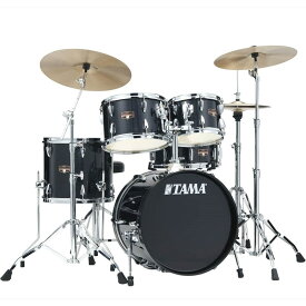 TAMA Imperialstar 18 バスドラムキット シンバル付きセット / ヘアライン・ブラック [IP58H6RC-HBK] 【お取り寄せ品】