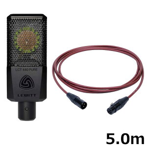 �����z�B LEWITT �y�Đ��������Z�[���zLCT440PURE �yPASSGO RED�}�C�N�P�[�u���Z�b�g(XLR-XLR)5.0m�z(���[�C�b�g)(��ԃR���f���T�[�}�C�N)(���[�W�_�C���t����)