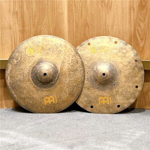 MEINL R&D Prototype Byzance Vintage Pure Hihats with Soundwaves&Sandblasted&8 holes 14 [965g/1400g]�y�����i�z