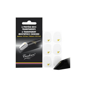 翌日配達 VANDOREN 「厚さ：0.35mm(クリア)」バンドレン マウスピース クッション パッチ 6枚入り　VMC6+