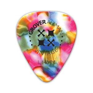 Grover Allman Vintage Celluloid Pro Picks 1.14mm [Rainbow]