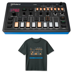 Roland (T�V���c�Z�b�g)J-6 CHORD SYNTHESIZER (AIRA Compact) & J-6 T-Shirts DesignB L (RT/J-6BL) �Z�b�g ���[�����h