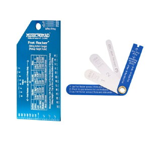 MUSIC NOMAD MN870 Precision Fret Rocker+ and Fret Gauge Kit