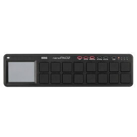 翌日配達 KORG 【創業50周年大決算SALE】nano PAD 2(Black)(コルグ)(DAWパットコントローラー)