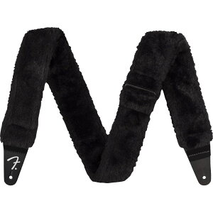 Fender USA Poodle Plush Strap (Black) [0990642010]