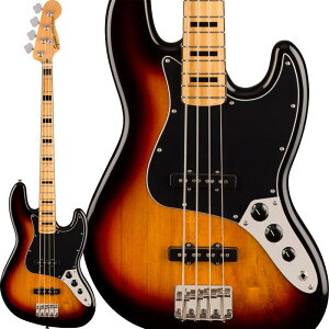 zB Squier by Fender Classic Vibe '70s Jazz Bass Maple Fingerboard (3-Color Sunburst) ylグOiiz