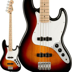 Squier by Fender Affinity Series Jazz Bass (3-Color Sunburst/Maple) �y�����z