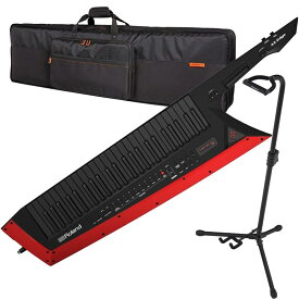 Roland 【7月下旬以降入荷予定】AX-EDGE-B【ブラック】+専用スタンドST-AX2+専用キャリングバッグCB-BAXセット Keytar ローランド キーター ショルダーキーボード ショルキー ステージ
