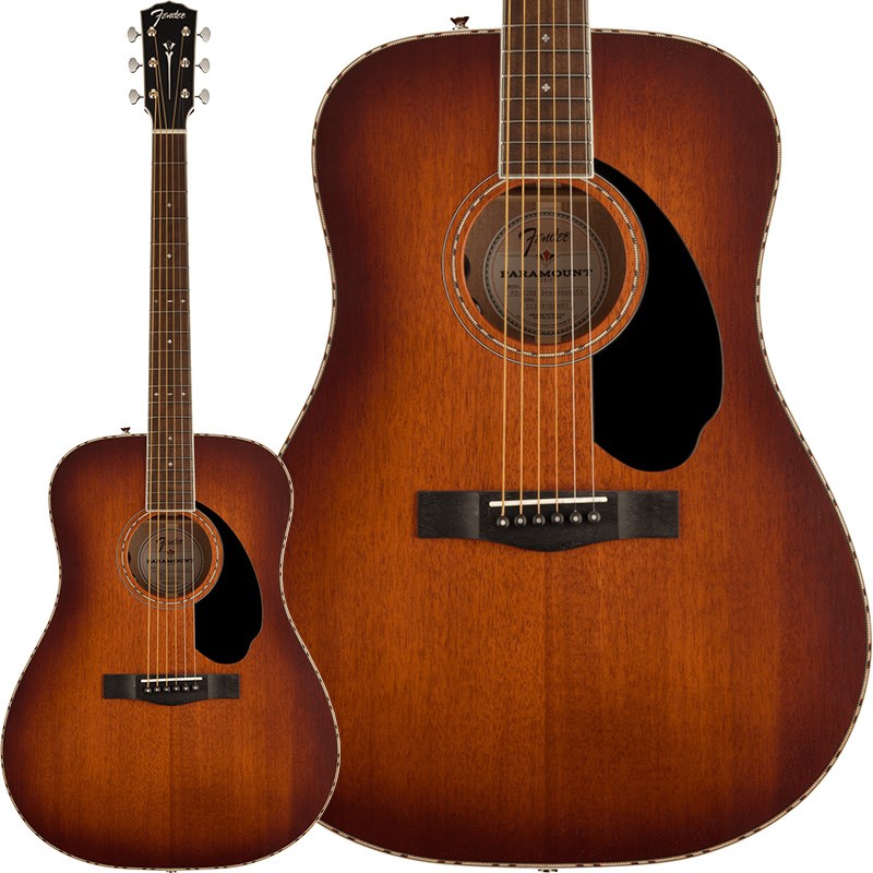 グット Fender Acoustics PD-220E All Mahogany (Aged Cognac Burst