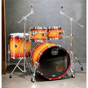 MAPEX �y�l�������܂����ISE529XBPO [SATURN EVOLUTION BIRCH-WALNUT DRUM SET SHELL PACK/22BD�E10TT�E12TT�E16FT][Exotic Sunburst Lacquer]�y�C�x���g�g�p�����i�z