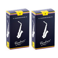 VANDOREN 【2個セット】《硬さ：4》アルトサックス用リード バンドレン Traditional (青箱) 【宅配便発送…