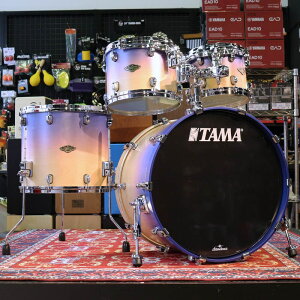 TAMA Starclassic Walnut/Birch 4pc Drum Kit - Satin Purple Atmosphere Fade [WBS42S-SAF]