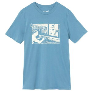 Gibson yňSALEz Electronic Development Tee (Vintage Blue)C XL [GA-TEE-ELEC-BLU-XL]
