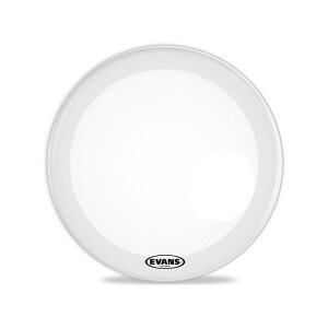EVANS BD16RSW-NP [EQ3 Resonant Smooth White 16/Bass Drum�FWood Hoop�d�l/No Port�i�z�[�������j]�y1ply �C7.5mil + 10mil ring�z
