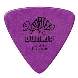 Dunlop (Jim Dunlop) 431R Tortex Triangle Picks 1.14mm (Purple)