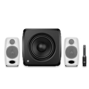 IK Multimedia iLoud Micro Monitor + iLoud Sub 2.1 Bundle (White)(iLoud 2.1 Bundles)(2.1ch���������)(�A�C�P�[�}���`���f�B�A)(���j�^�[�X�s�[�J�[)(�T�u�E�[�t�@�[)