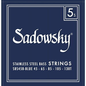 �����z�B Sadowsky ELECTRIC BASS STRINGS Stainless Steel 5ST(45-130T) SBS45B/Blue