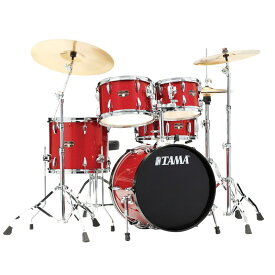 TAMA Imperialstar 18 バスドラムキット シンバル付きセット / バーント・レッド・ミスト [IP58H6RC-BRM] 【お取り寄せ品】