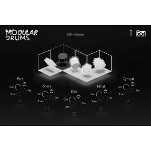 UVI Modular Drums (Falcon 2��p�g���p�b�N)(���W�����[�h����)(�I�����C���[�i)