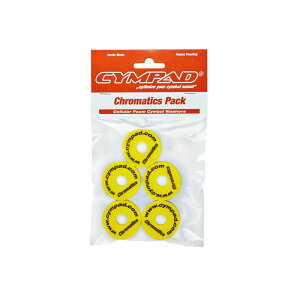 CYMPAD Chromatics / Cymbal Washer Yellow 40×15mm 5�Z�b�g [LCYMCRM5SET15YE]