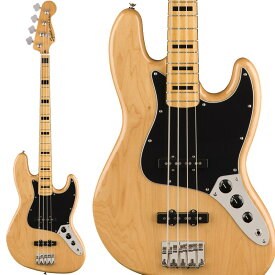 翌日配達 Squier by Fender Classic Vibe '70s Jazz Bass Maple Fingerboard (Natural) 【値上げ前旧価格品】