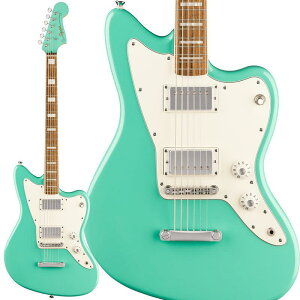 Squier by Fender Paranormal Baritone Jazzmaster HH (Sea Foam Green)