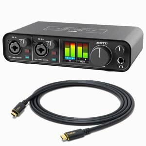 zB MOTU M2 + Oyaide SCI-04@Zbg(c)(USB-CI[fBIC^[tFCX)(ICf)(Thunderbolt3݊USB4 Type-C-Type-C@1.2m)