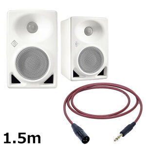 NEUMANN KH 80 DSP A W (�y�A)�yPASSGO RED�X�s�[�J�[�P�[�u���Z�b�g(TRS-XLR)1.5m�z(�z���C�g)(�m�C�}��)(���j�^�[�X�s�[�J�[)(KH80)(�A�N�e�B�u���j�^�[�X�s�[�J�[)