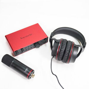 Focusrite [�H��SUPER SALE] [���[�J�[B���i] Scarlett 2i2 Studio gen4 4th Gen - Cubase LE�t�� �R���f���T�[�}�C�N/�w�b�h�t�H��/�}�C�N�P�[�u���t�� �X�^�W�I�p�b�N 2in2out USB-C �I�[�f�B�I�C���^�[�t�F�C...