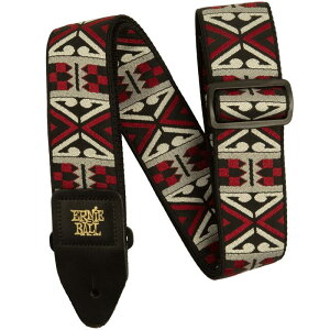 ERNIE BALL PRIMAL RED JACQUARD STRAP [#5339]