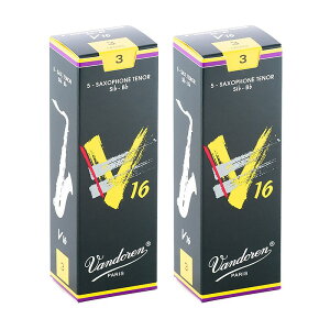 VANDOREN 【2個セット】《硬さ:3》テナーサックス用リード バンドレン V16