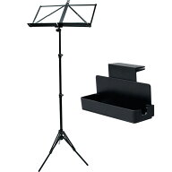 trumpet station VIVACE 超軽量アルミ 譜面台 MS-500 & YAMAHA MS-RKDX 譜面台ラック セット 【セットが…