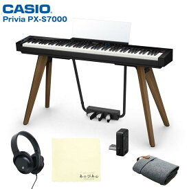 CASIO (セルフ組立・玄関先お渡し) カシオ Privia PX-S7000BK ブラック プリヴィア (特典：練習用ヘッドホン＆お手入れクロス付き！) 電子ピアノ デジタルピアノ (※配送事項要ご確認) (代引不可)