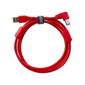 あす楽 UDG Ultimate Audio Cable USB 2.0 A-B Red Angled 1m 【本数限定USBケーブル特価】