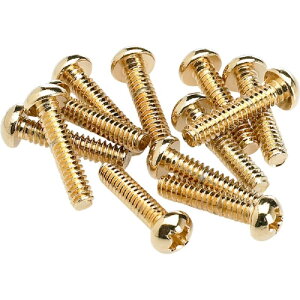 Fender USA Pickup and Selector Switch Mounting Screws (Gold) (12�{�Z�b�g) [0994926000]
