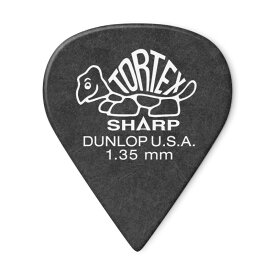 Dunlop (Jim Dunlop) 412R Tortex Sharp Picks (1.35mm/ブラック)