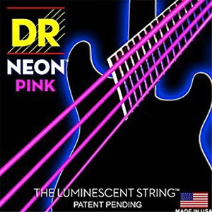 DR THE LUMINESCENT BASS STRING NEON [HI-DEF PINK NPB-45]