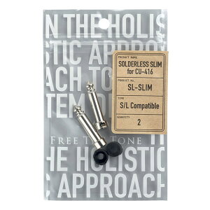 Free The Tone SL-SLIM-2P �i�\���_�[���X�X�����v���O2���j NICKEL SOLDERLESS PLUG SL-SLIM for CU-416