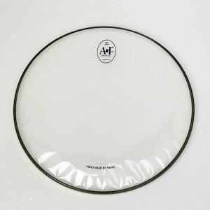 A&F Drum Co A&F Logo Heads 12'' [Snare Side Hazy Ambassador]