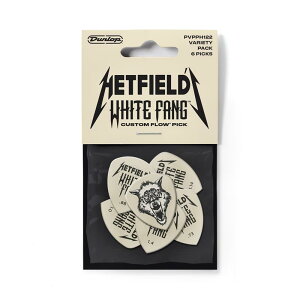 Dunlop (Jim Dunlop) PVPPH122 HETFIELD�fS WHITE FANG CUSTOM FLOW PICK VARIETY PACK�i�o���G�e�B�[�p�b�N / 6������j
