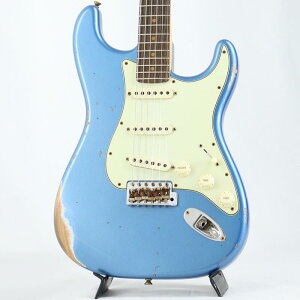 Fender Custom Shop 2024 Limited 1964 L-Series Stratocaster Heavy Relic (Aged Lake Placid Blue) [SN.L11602] yLYz
