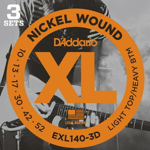 DfAddario XL Nickel EXL1140-3D (3 Pack/10-52)