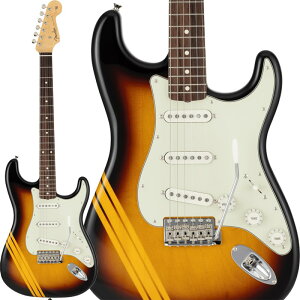 Fender Made in Japan Traditional 2025 Collection 60s Stratocaster (Competition 3-Color Sunburst Aged Natural/Rosewood)