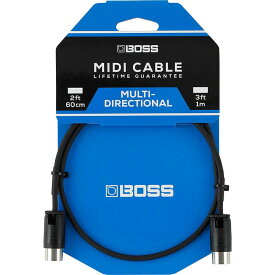 翌日配達 BOSS 【半期決算セール】 BMIDI-PB3 [DIN 5-pin MIDI Cable / 1m]
