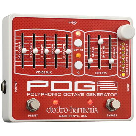 翌日配達 Electro Harmonix POG2 Polyphonic Octave Generator オクターバー エレハモ