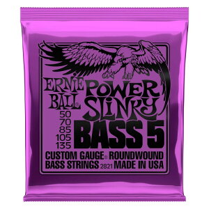 �����z�B ERNIE BALL Round Wound Bass Strings/#2821 POWER SLiNKY 5-STRING